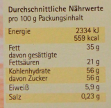 Ruf Raspelschokolade weiße Schokolade, 11 x 100g Packung