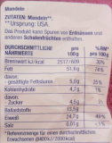 Herzstücke kalifornische Mandeln naturbelassen ganze Kerne, 15 x 200g Beutel
