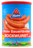 Metten Dicke Sauerländer Bockwurst, 6 x 500g Dose