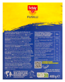 Schär Fusilli Gluten-Free Pasta, 6 x 400g Packung