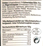 Glocken-Beune XXL Mettwurst Schmelzkäse, 11 x 100g Packung