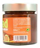 ahead crazy Hazel vegane Kakao-Haselnusscreme ohne Zuckerzusatz, 3 x 200g Glas