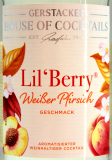Gerstacker Lil`Berry weißer Pfirsich 5,1% vol., 6 x 0.75 l Flasche