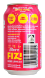 More Fizi Ballaststoff Liom White Peach flavour, 12 x 0.33 l Dose EINWEG