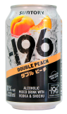 Suntory -196 Double Peach Vodka & Shochu 10% vol., 12 x 0.33 l Dose EINWEG