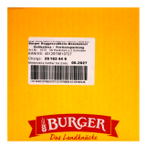 Burger Delikatesse Knäckebrot, 56 x 20g Packung