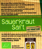 Edeka Sauerkraut Saft 8 x 500ml Tetrapack