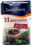 Nordzucker Sweet Family Gelierzucker, 1:1 5 x 1000g Packungen