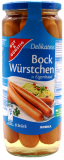 Gut & Günstig Delikatess Bock Würstchen 3 x 720g Gläser