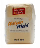 Mühlen König hochwertiges Weizenmehl Type 550 5 x 1000g Packungen