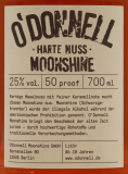 O'Donnell Moonshine Harte Nuss 25% vol., 1 x 700ml Glas