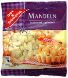Gut & Günstig Mandeln gehobelt, 5 x 100g Tüten