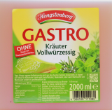 Hengstenberg Gastro Kräuter-Vollwürzessig 2 x 2000ml Kanister