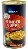 Edeka Rindersuppe mit Nudeln 3 x 480ml Dosen