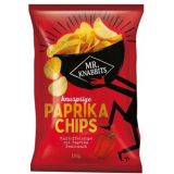 Mr. Knabbits knusprige Paprika Chips, 20 x 150g Beutel