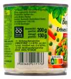 Bonduelle Erbsen & Möhrchen zart und extra fein 6 x 130g Dosen