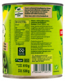 Bonduelle Junge Erbsen Dampfgegart, 6 x 530g Dosen