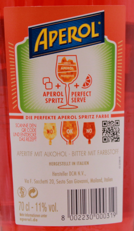 Aperol Aperitivo Italiano Online vol. 11% kaufen 