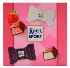 Ritter Sport Schokowürfel Joghurt Schatz 4 x 176g Schachteln
