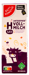 Gut & Günstig H-Milch Laktosefrei 3.5% 6 x 1000ml Packungen