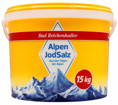 Bad Reichenhaller Alpenjodsalz, 15 kg Eimer