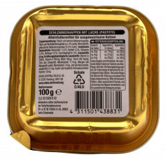 Gut & Günstig Schlemmerhappen mit Lachs, 32 x 100g Schalen