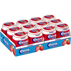 Wrigleys Extra Professional Fresh Erdbeere ohne Zucker 12 x 50er Dosen