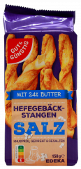 Gut & Günstig Gebäckstangen Salz 12 x 150g Packungen