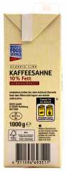 Edeka Food Service Kaffeesahne 10% 6 x 1000g Packungen