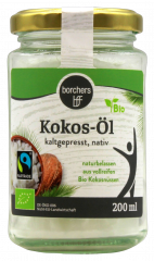 Borchers Bio BFF Kokos-Öl Nativ 3 x 200ml Gläser