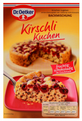 Dr. Oetker Kirschli Kuchen Backmischung 4 x 435g Packungen