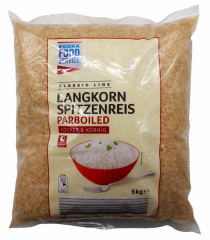 Edeka Classic Line Langkorn Spitzenreis Parboiled, 1 x 5000g Packungen