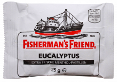 Fishermans Friend Eucalyptus mit Zucker, 24 x 25g Beutel