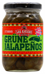 Los Amigos Jalapenos geschnitten 6 x 120g Gläser