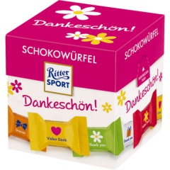 Ritter Sport Schokowürfel Dankeschön 2 x 176g Schachteln