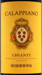 Villa Calappiano Chianti Riserva  DOCG Rotwein trocken 13% vol., 6 x 750ml Flasche