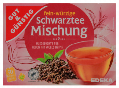 Gut & Günstig Schwarztee Mischung 6 x 87.5g Packungen