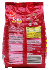Gut & Günstig Hello my cat Knuspermenü mit Rind, 4 x 2000g Packungem