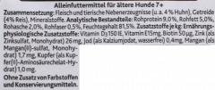 Edeka Feine Pastete Senior mit Huhn und Reis Hundefutter, 10 x 300g Becher
