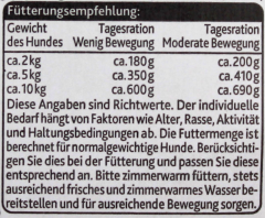 Edeka Feine Pastete mit Kalb und Truthahn Hundefutter, 11 x 150g Becher
