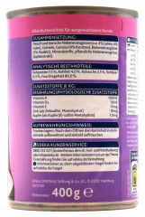 Edeka Feine Mahlzeit mit Lamm & Huhn, Nudeln und Karotten Hundefutter, 10 x 400g Dosen