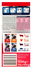 Edeka Genuss Happen in Sauce in 4 Geschmackssorten 4 x 1200g Packungen