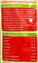 Gut & Günstig Lieblingsmenü Hundevollnahrung mit Rind, Huhn und Hirse 4000g Packung