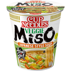 Nissin Cup Noodles Veggie Miso 8 x 67g Becher