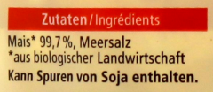 Alnatura Bio Mais-Waffeln mit Meersalz 6 x 110g Packungen