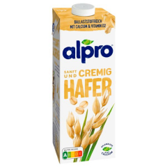 Alpro Haferdrink Sanft & Cremig, 8 x 1000 ml Packungen