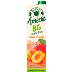Amecke Bio Sanfte Säfte Apfel Aprikose 6 x 1000ml Packungen