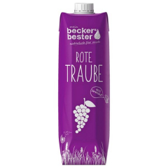 beckers bester roter Traubensaft, 100% Direktsaft 6 x 1000ml Packungen