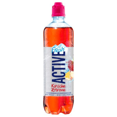 Adelholzener Alpenquellen Active Fresh Kirsche Zitrone, 8 x 750 ml Flaschen EINWEG
