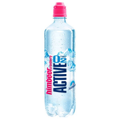 Adelholzener Alpenquellen Active O2 Himbeer Cranberry, 8 x 750 ml Flaschen EINWEG